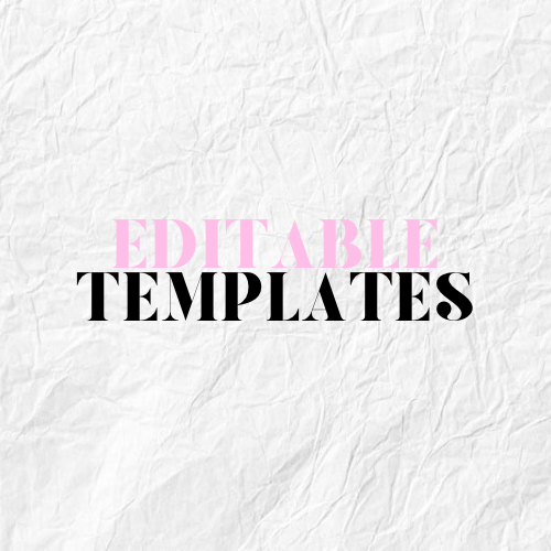 Editable Templates