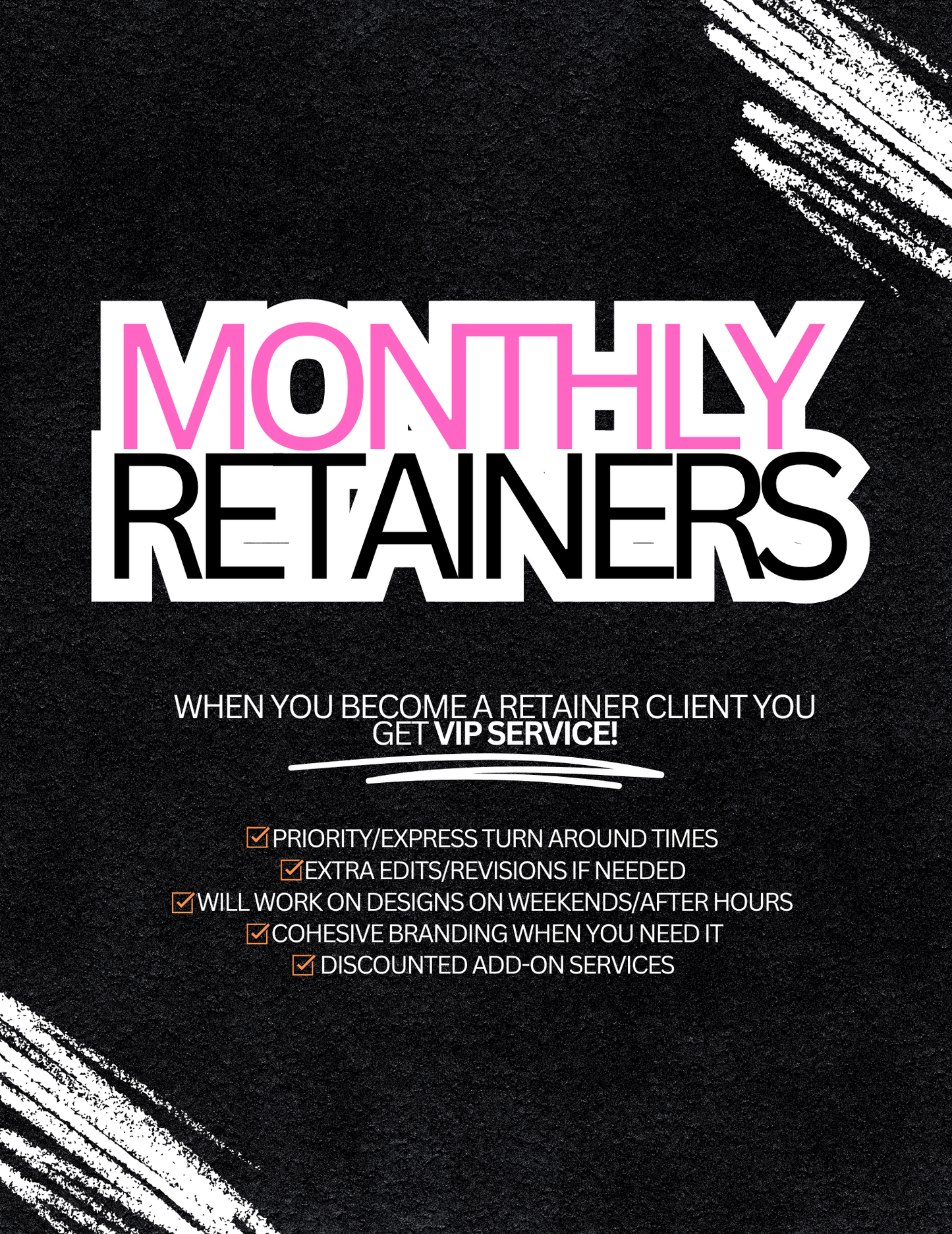 Monthly Retainer Program