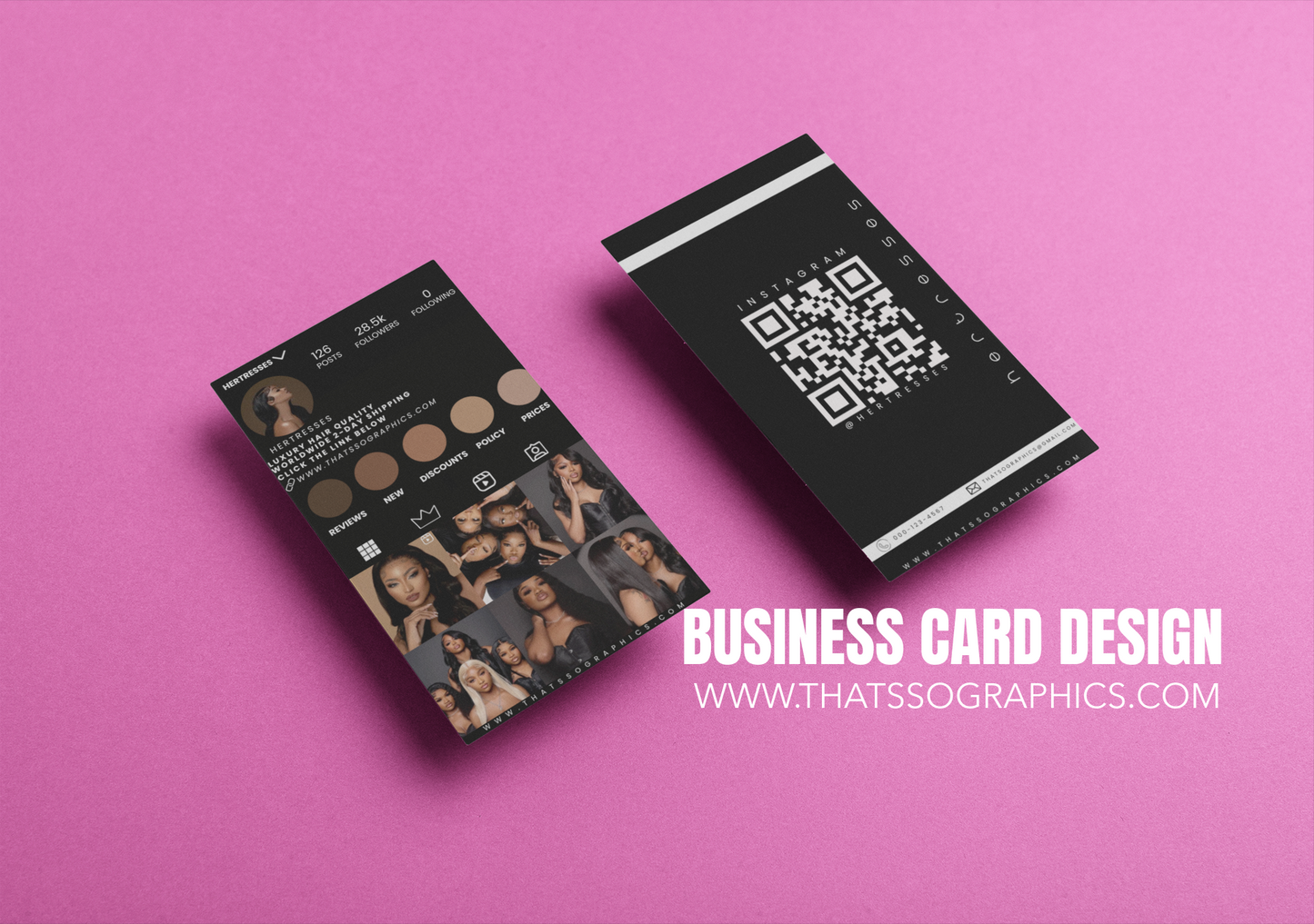 Business Card Development - That’s So Graphics