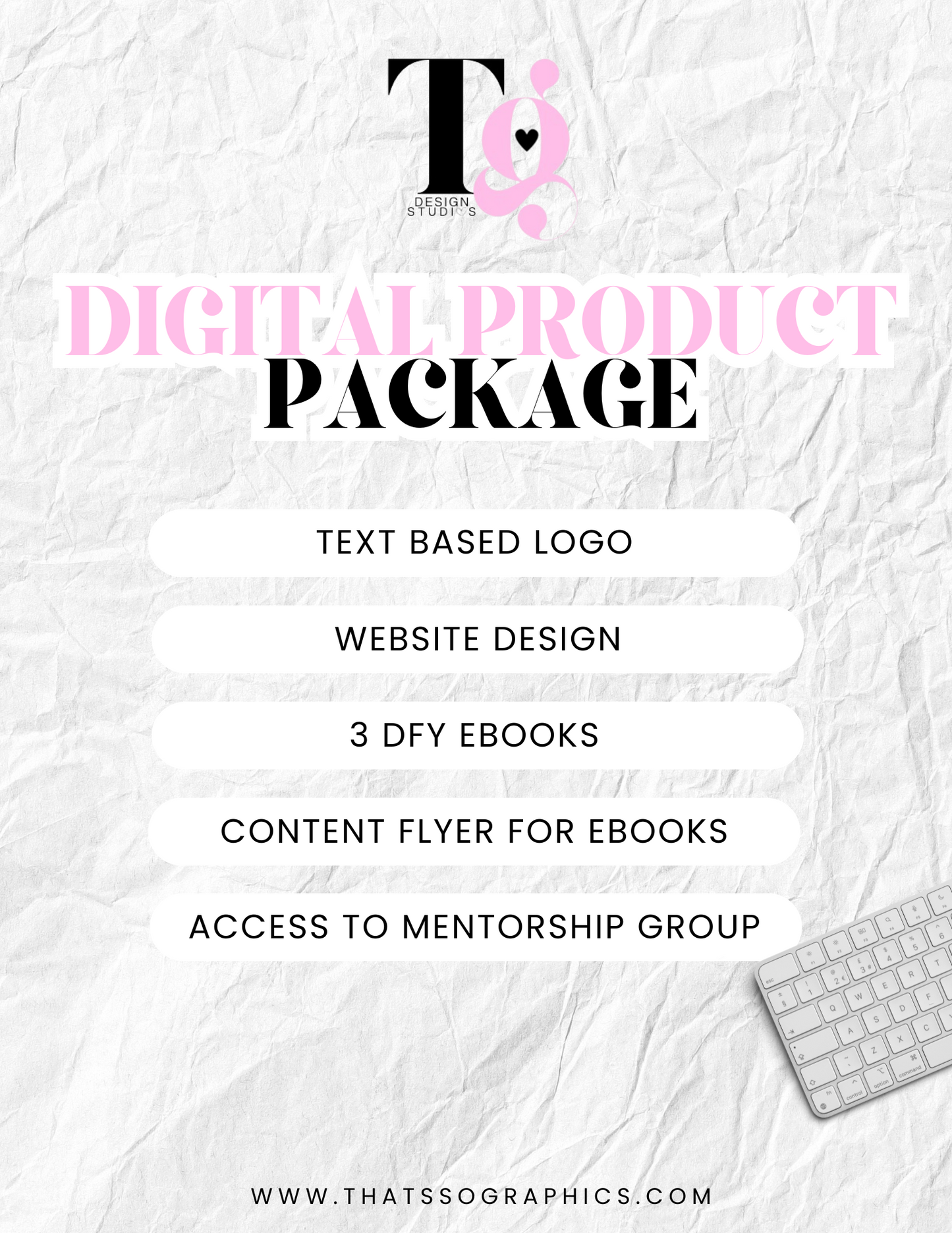 Digital Product Website Package