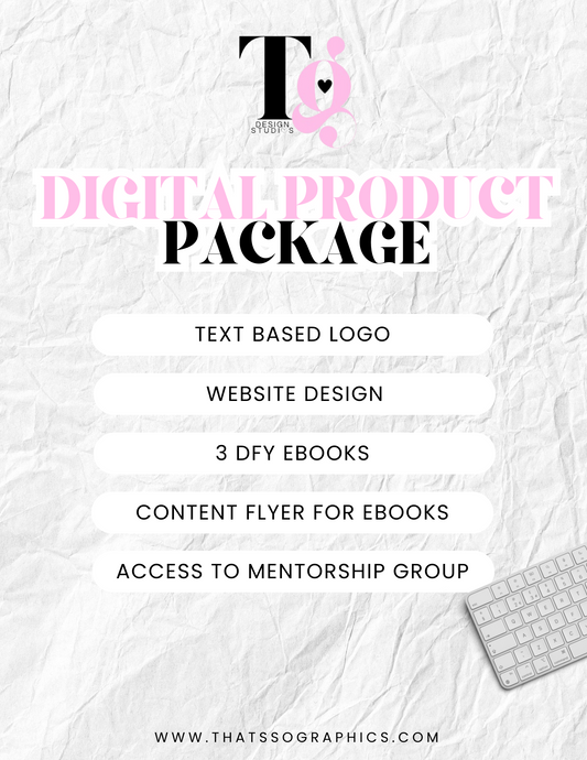 Digital Product Website Package