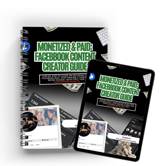 Monetized & Paid: Facebook Content Creator Guide + Groupchat Access - That’s So Graphics