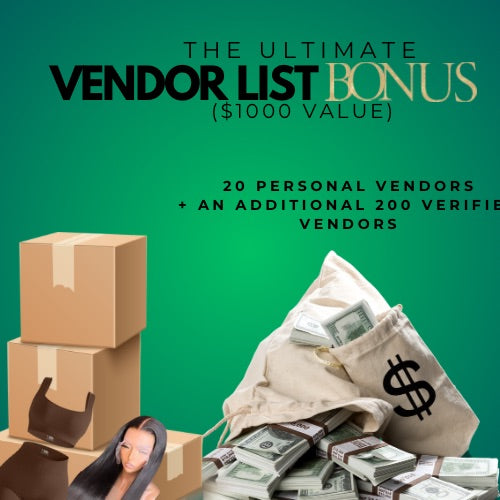 The Ultimate Vendor List